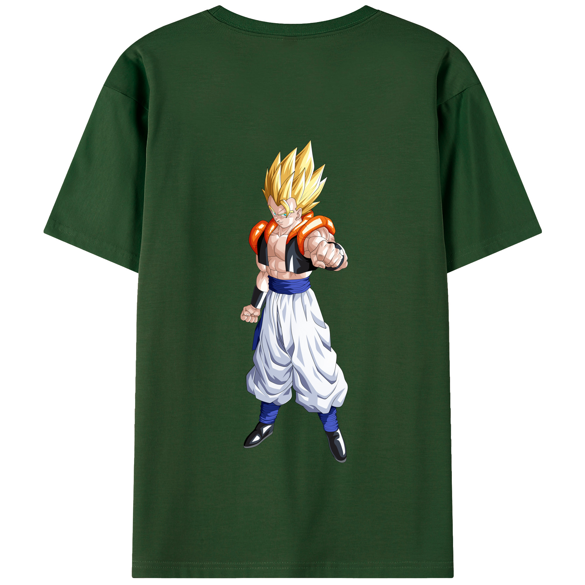 （画像用） ドラゴンボール ベジータ四世（Bejīta Yonsei）DRAGON BALL Vegeta IV 綿100％半袖Tシャツ（背面プリント）